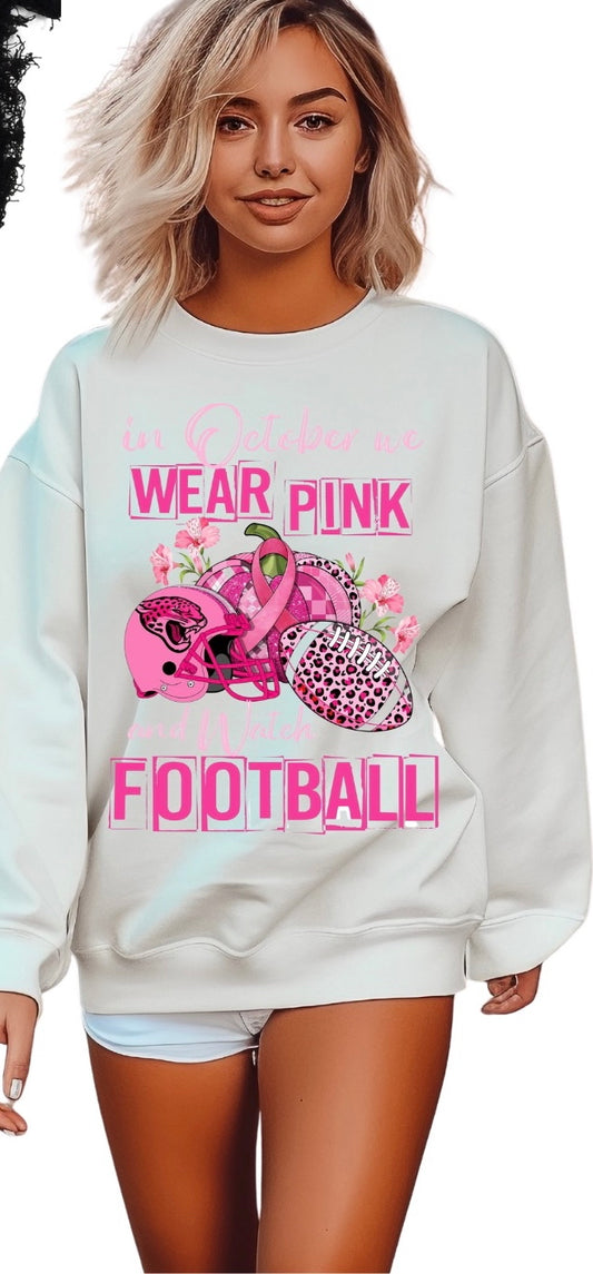 Wear pink watch football