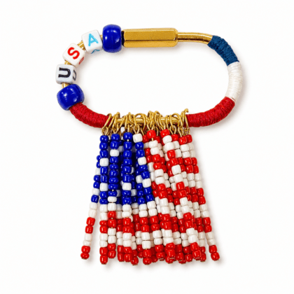 American Flag USA Carabiner