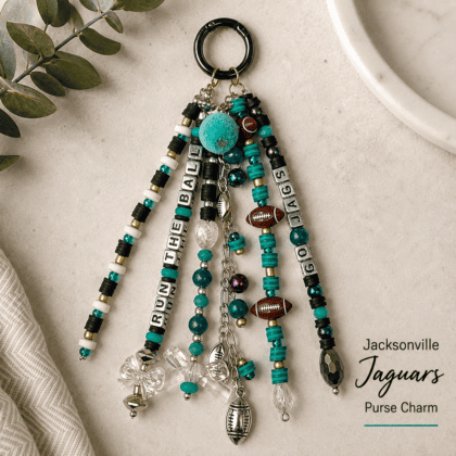 Jacksonville Jaguars-Inspired Purse Charm – Run the Ball